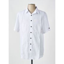 NATURAL STB - Chemise manches courtes blanc en coton - Homme - Taille M - Modz