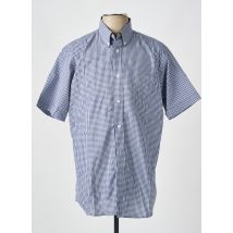 BELLONI - Chemise manches courtes bleu en coton - Homme - Taille L - Modz