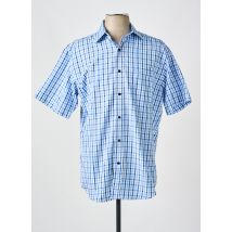 ARMORIAL - Chemise manches courtes bleu en coton - Homme - Taille M - Modz