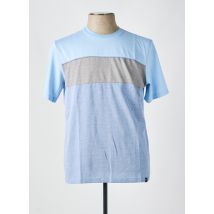 SHUTTON BLUE - T-shirt bleu en viscose - Homme - Taille XXL - Modz