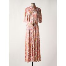 K-DESIGN - Robe longue orange en viscose - Femme - Taille 36 - Modz