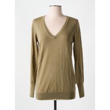 KAFFE - Pull vert en laine - Femme - Taille 40 - Modz