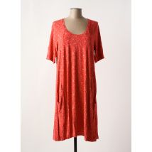 ZILCH - Robe mi-longue orange en viscose - Femme - Taille 44 - Modz