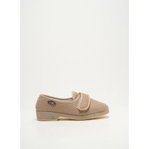 SEMELFLEX - Chaussons/Pantoufles beige en textile - Femme - Taille 35 - Modz