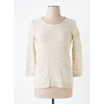 DUGER - Pull beige en acrylique - Femme - Taille 40 - Modz