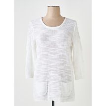 DUGER - Pull blanc en acrylique - Femme - Taille 42 - Modz