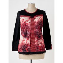 S.QUISE - T-shirt noir en coton - Femme - Taille 38 - Modz