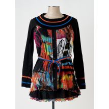 S.QUISE - Tunique manches longues noir en polyester - Femme - Taille 38 - Modz