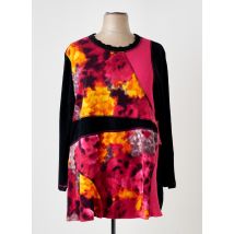 S.QUISE - Pull tunique noir en polyester - Femme - Taille 52 - Modz