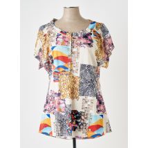 S.QUISE - Tunique manches courtes beige en polyester - Femme - Taille 44 - Modz