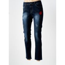 X-MAX - Jeans coupe slim bleu en coton - Femme - Taille 38 - Modz