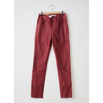 S.QUISE - Pantalon slim rouge en viscose - Femme - Taille 38 - Modz