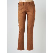 S.QUISE - Pantalon slim marron en polyester - Femme - Taille 40 - Modz