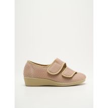 GOES - Chaussons/Pantoufles beige en textile - Femme - Taille 36 - Modz