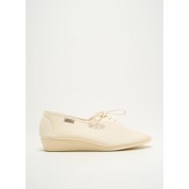 GOES - Chaussons/Pantoufles beige en textile - Femme - Taille 41 - Modz