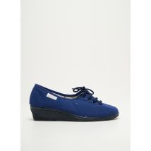 LA MAISON DE L'ESPADRILLE - Chaussons/Pantoufles bleu en textile - Femme - Taille 36 - Modz