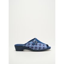 SEMELFLEX - Chaussons/Pantoufles bleu en textile - Femme - Taille 41 - Modz