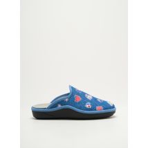 SEMELFLEX - Chaussons/Pantoufles bleu en textile - Femme - Taille 36 - Modz