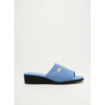 SEMELFLEX - Chaussons/Pantoufles bleu en textile - Femme - Taille 41 - Modz