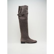 STUART WEITZMAN - Cuissardes gris en cuir - Femme - Taille TU - Modz
