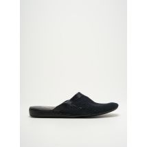 EREL - Chaussons/Pantoufles noir en cuir - Homme - Taille 46 - Modz