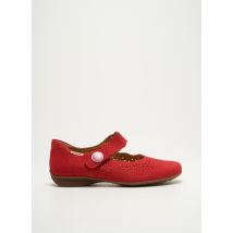 MOBILS - Ballerines rouge en cuir - Femme - Taille TU - Modz