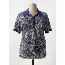 MONTEVERDI - Polo bleu en viscose - Femme - Taille 56 - Modz