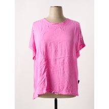 CAPUCCINO - T-shirt rose en viscose - Femme - Taille 50 - Modz