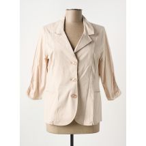 MY WAY FER - Blazer beige en coton - Femme - Taille 42 - Modz