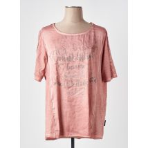CAPUCCINO - T-shirt rose en coton - Femme - Taille 46 - Modz