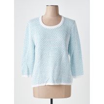 SAINT CHARLES - Pull bleu en viscose - Femme - Taille 40 - Modz