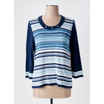 SAINT CHARLES - Pull bleu en viscose - Femme - Taille 40 - Modz