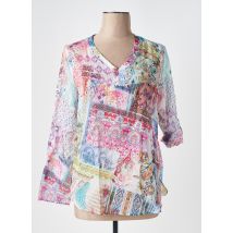 MY WAY FER - Blouse rose en coton - Femme - Taille 38 - Modz