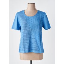 SAINT CHARLES - T-shirt bleu en acrylique - Femme - Taille 40 - Modz