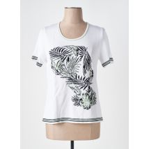 SAINT CHARLES - T-shirt beige en coton - Femme - Taille 40 - Modz