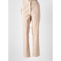 CMK - Pantalon slim beige en coton - Femme - Taille 52 - Modz