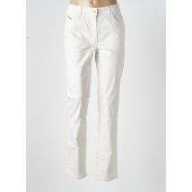 CMK - Pantalon slim blanc en coton - Femme - Taille 44 - Modz