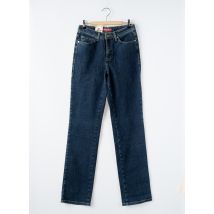 PIERRE CARDIN - Jeans coupe droite bleu en coton - Femme - Taille 34 - Modz