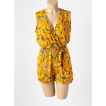 ELENA Z - Combishort jaune en coton - Femme - Taille 36 - Modz