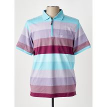 HAJO - Polo bleu en coton - Homme - Taille XL - Modz