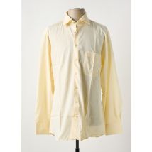 JEAN CHATEL - Chemise manches longues jaune en coton - Homme - Taille M - Modz