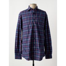 BRIGGS & MANSFIELD - Chemise manches longues bleu en coton - Homme - Taille M - Modz