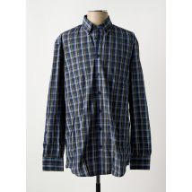 BRIGGS & MANSFIELD - Chemise manches longues bleu en coton - Homme - Taille M - Modz