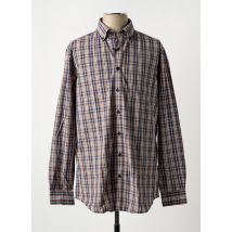 BRIGGS & MANSFIELD - Chemise manches longues bleu en coton - Homme - Taille M - Modz