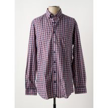 BRIGGS & MANSFIELD - Chemise manches longues rouge en coton - Homme - Taille M - Modz