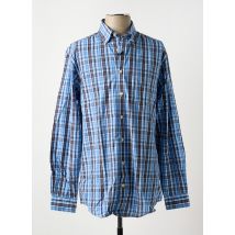 BRIGGS & MANSFIELD - Chemise manches longues bleu en coton - Homme - Taille M - Modz