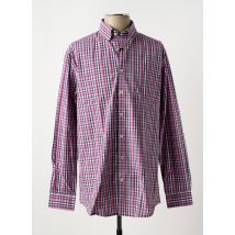 BRIGGS & MANSFIELD - Chemise manches longues rose en coton - Homme - Taille M - Modz
