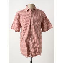 DORNBUSCH - Chemise manches courtes rouge en coton - Homme - Taille M - Modz