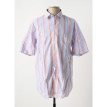 DORNBUSCH - Chemise manches courtes bleu en coton - Homme - Taille M - Modz