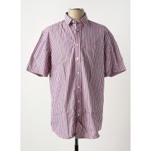 BRIGGS & MANSFIELD - Chemise manches courtes rouge en coton - Homme - Taille M - Modz